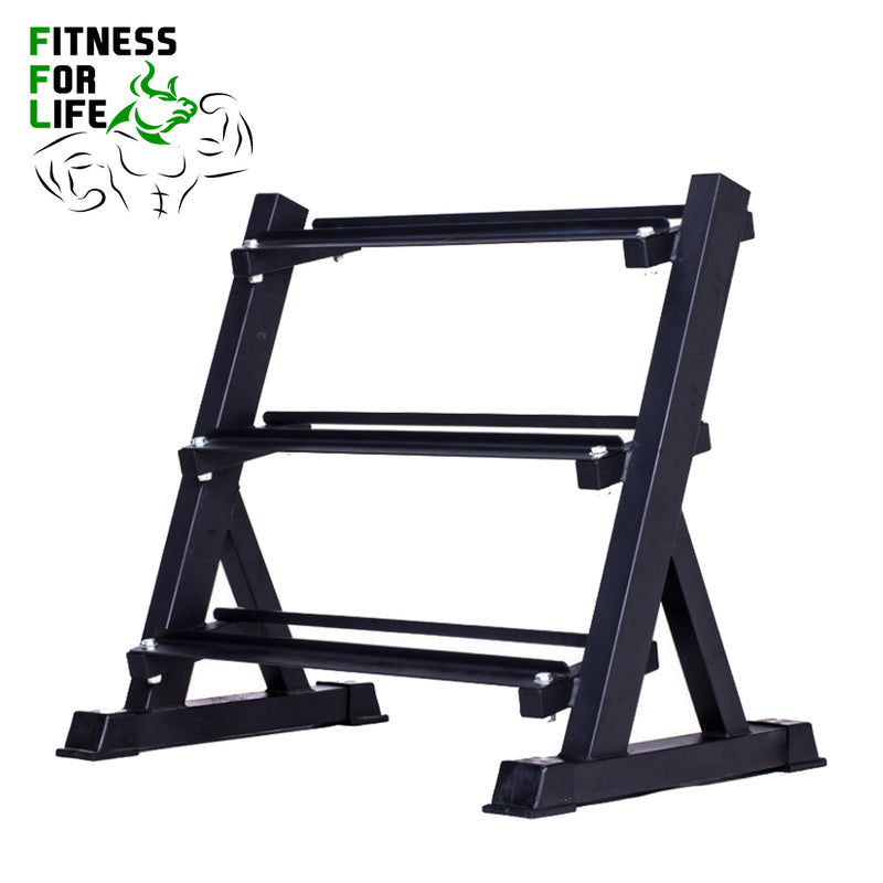 Load image into Gallery viewer, 600 lb HEX Dumbbells Set + Rack
