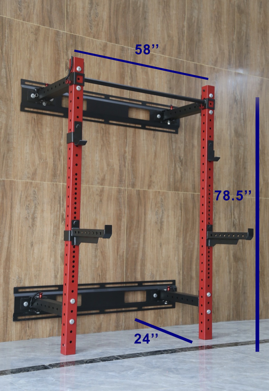 3 x 3 Space Saving Wall-Mounted Rack